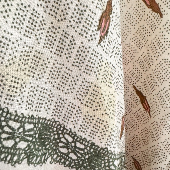 Saba, Woman’s Cream and Brown Patterned Dress - Picture 4 of 6